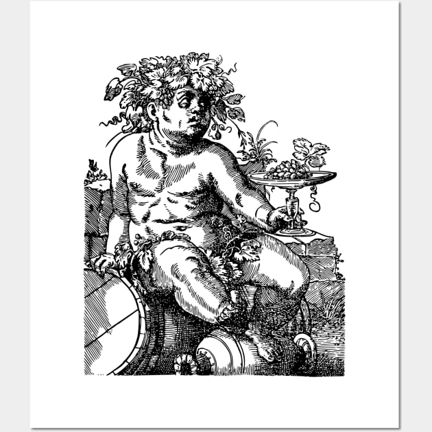 Bacchus - God of Wine and Ecstasy Wall Art by Vintage Boutique